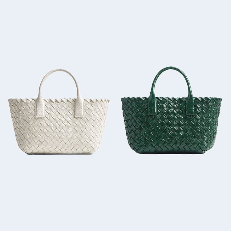 보테가 베네타 크로커다일 미니 까바백 (2color)
