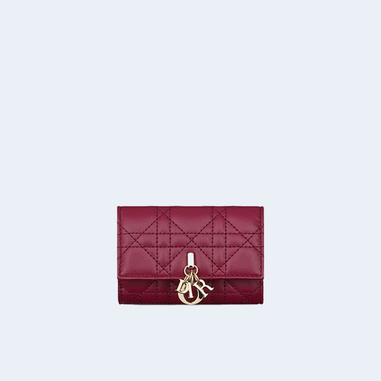 디올 My Dior Glycine 지갑 푸시아 까나쥬