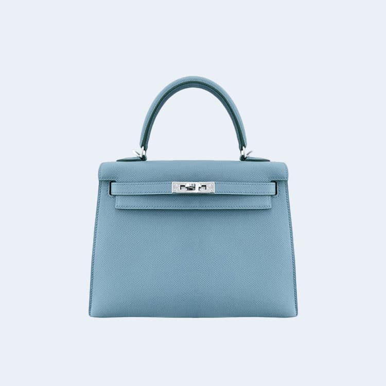 에르메스 켈리백 25 Blue ciel Epsom 백