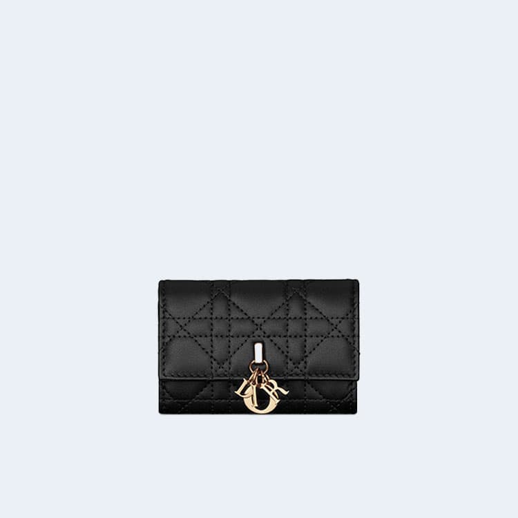 디올 My Dior Glycine 지갑 블랙 까나쥬